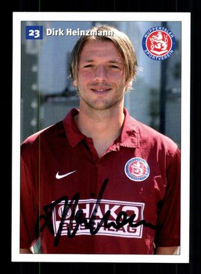 Dirk Heinzmann Autogrammkarte Wuppertaler SV 2006-07 Original Signiert + A 216145