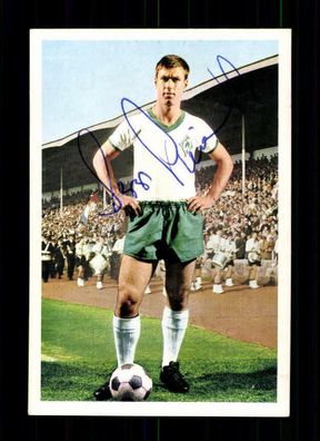 Josef Piontek Werder Bremen 1968-69 Bergmann Sammelbild Original Signiert