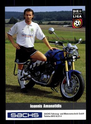 Ioannis Amanatidis Autogrammkarte SpVgg Greuther Fürth 2001-02 Original + A 216188