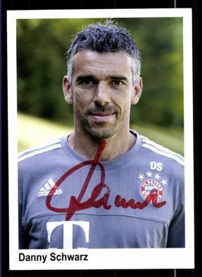 Danny Schwarz Autogrammkarte Bayern München II 2015-16 Original Signiert