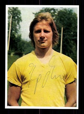 Ingo Peter Autogrammkarte Borussia Dortmund Spieler 70er Jahre Original Sign.