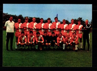 Fortuna Düsseldorf Mannschaftskarte 1969-70