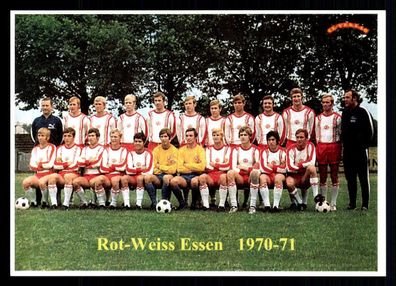 Rot-Weiss Essen Mannschaftskarte 1970-71