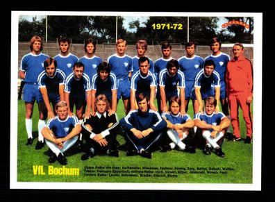 VFL Bochum Mannschaftskarte 1971-72