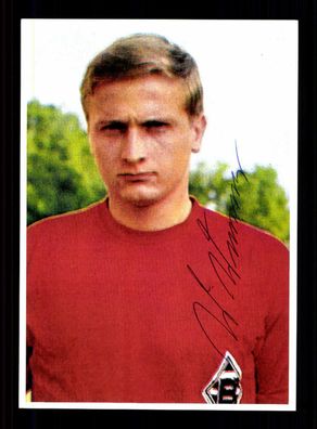 Walter Wimmer Autogrammkarte Borussia Mönchengladbach Spieler 60er Jahre Orig Si