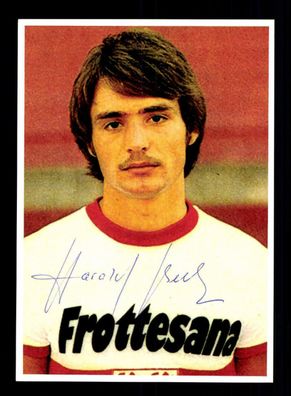 Harald Beck Autogrammkarte VFB Stuttgart Spieler 70er Jahre Original Signiert