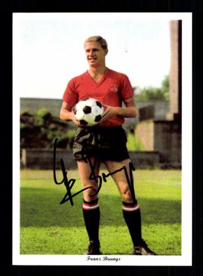 Franz Brungs Autogrammkarte 1 FC Nürnberg Spieler 60er Jahre Original Signiert