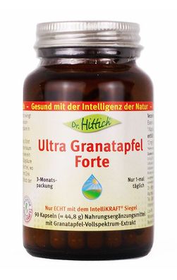 Dr. Hittich Ultra Granatapfel FORTE, 2 x 90 Kaps., Ellagitannine, Punicalagine