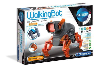 Clementoni Galileo 59111 Technologic WalkingBot Roboter Bau Set Construction