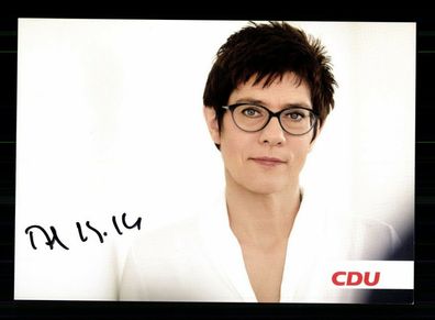 Annegret Kramp Karrenbauer CDU Vorsitzende 2018-2021 Signiert # BC 175784