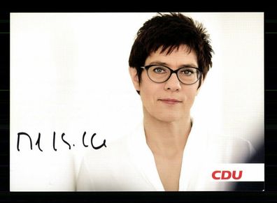 Annegret Kramp Karrenbauer CDU Vorsitzende 2018-2021 Signiert # BC 175785