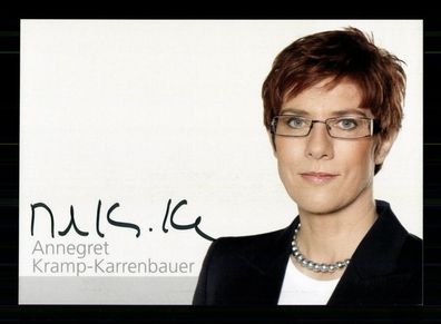 Annegret Kramp Karrenbauer CDU Vorsitzende 2018-2021 Signiert # BC 175788