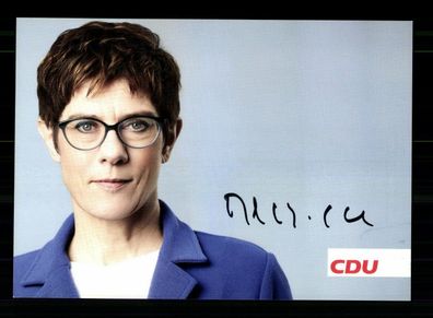 Annegret Kramp Karrenbauer CDU Vorsitzende 2018-2021 Signiert # BC 175795