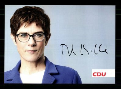 Annegret Kramp Karrenbauer CDU Vorsitzende 2018-2021 Signiert # BC 175796