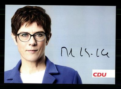 Annegret Kramp Karrenbauer CDU Vorsitzende 2018-2021 Signiert # BC 175798