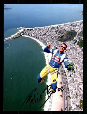 Felix Baumgartner Extremsportler Foto Original Signiert ## BC G 32481