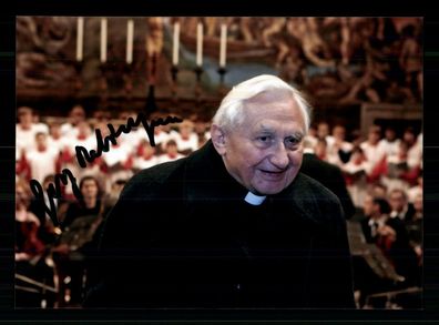 Georg Ratzinger 1924-2020 Bruder von Papst Benedik XVI Orig. Sign. ## BC G 32489