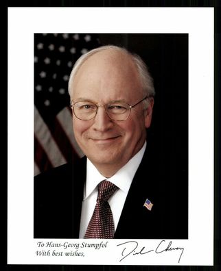 Dick Cheney Ehemaliger US Vizepräsident 2001-2009 Original Signiert # BC G 32689