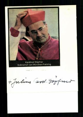 Julius Kardinal Döpfner (1913-1976 )Erzbischof München Original Sign# BC 172588