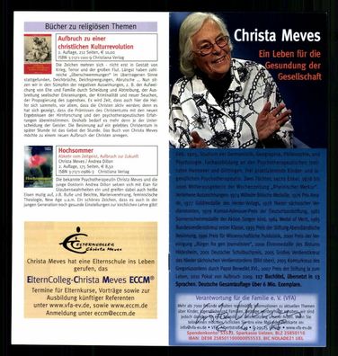 Christa Meves Schriftstellerin Original Signiert # BC G 32794