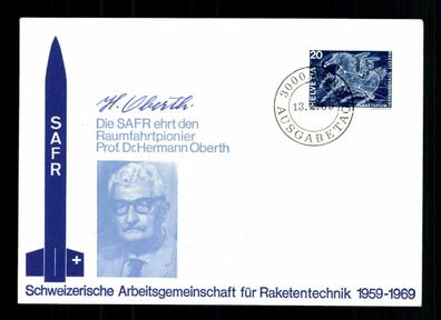 Hermann Oberth 1894-1989 Begründer der wissenschaftlichen Raketente # BC G 32803