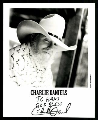 Charlie Daniels Autogrammkarte Original Signiert ## BC G 32847