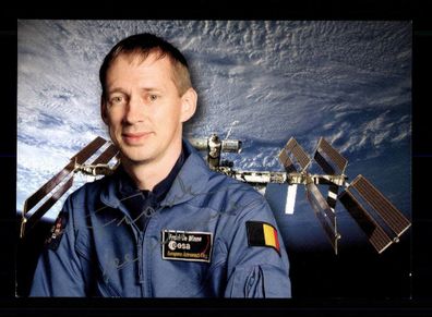 Frank De Winne Astronaut Weltraumfahrt Original Signiert # BC 176003