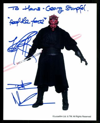 Ray Park Star Wars Darth Maul Autogrammkarte Original Signiert ## BC G 32965