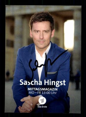 Sascha Hingst Mittagsmagazin Autogrammkarten Original Signiert ## BC 176200