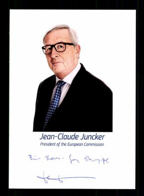 Jean Claude Juncker Präsident Europäischen Kommission Signiert #BC 176760