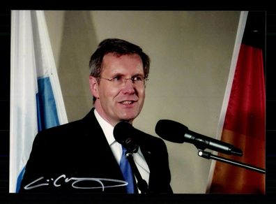 Christian Wulff Bundespräsident 2010-2012 Foto Original Signiert # BC G 33092