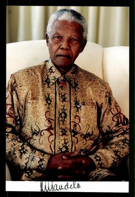 Nelson Mandela 1918-2013 Präsident von Südafrika Stempelsignatur ## BC G 33344