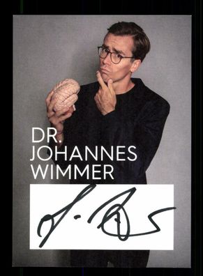 Johannes Wimmer Mediziner Fernsehmoderator Original Signiert ## BC 177147