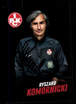 Ryszard Komornicki Autogrammkarte 1. FC Kaiserslautern 2020-21 Original Signiert