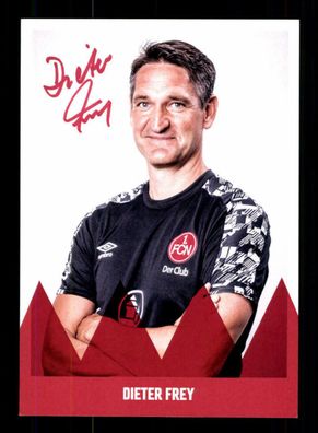 Dieter Frey Autogrammkarte 1. FC Nürnberg 2020-21 Original Signiert