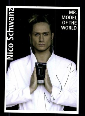 Nico Schwanz Autogrammkarte Original Signiert Model ## BC 177626