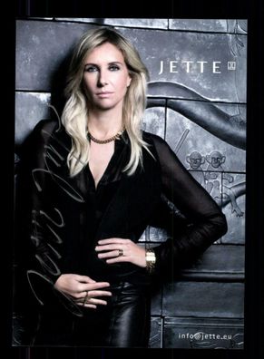 Jette Joop Autogrammkarte Original Signiert Modedesignerin ## BC 177654