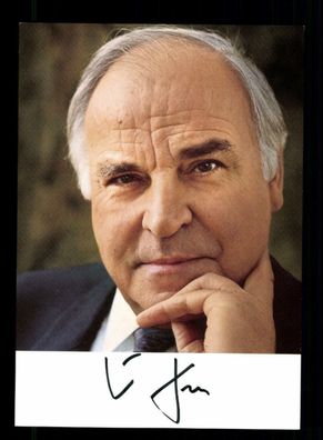 Helmut Kohl 1930-2017 Bundeskanzler 1982-1998 Original Signiert # BC 178006