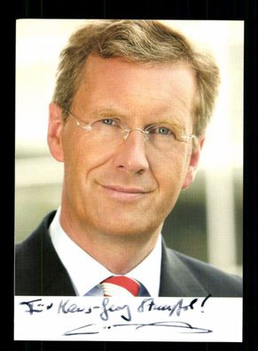 Christian Wulff Bundespräsident 2010-2012 Original Signiert # BC 178133