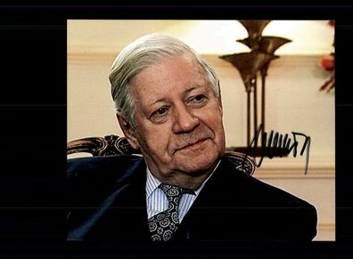 Helmut Schmidt 1918-2015 Bundeskanzler 1974-1982 Original Signiert # BC 178218