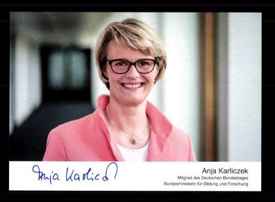 Anja Karliczek Bundesministerin für Bildung und Forschung Signiert # BC 178420