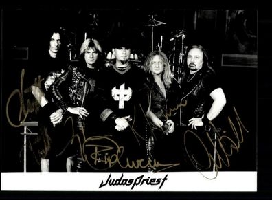 Judas Priest Rock Gruppe Foto Original Signiert ## BC 178644
