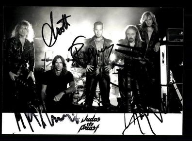 Judas Priest Rock Gruppe Foto Original Signiert ## BC 178646