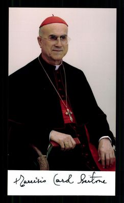 Tarcisco Kardinal Bertone (1934-) Original Signiert # G 31959