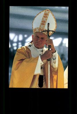 Papst Johannes Paul II Druck Autogrammkarte ## 179067 D