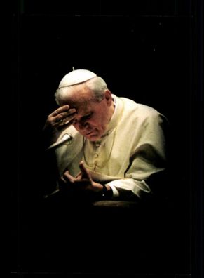 Papst Johannes Paul II Druck Autogrammkarte ## 179072 D