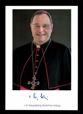 Georg Bätzing Bischof von Limburg Autogrammkarte Original Signiert # BC 179132