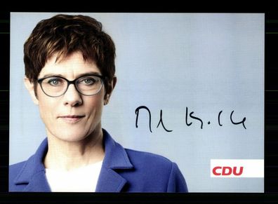 Annegret Kramp Karrenbauer CDU Vorsitzende 2018-2021 Signiert # BC 175794