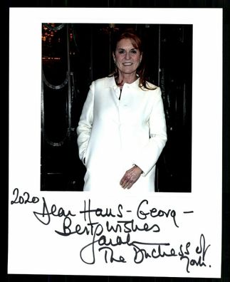 Sarah Ferguson Duchess of York Foto Original Signiert # BC G 32547