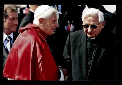Georg Ratzinger Bruder von Papst Benedik XVI Original Signiert # BC 173593